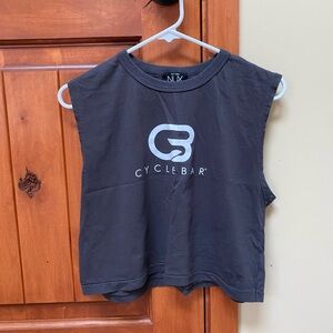 Nux for CycleBar grey cropped tank, medium, gently used, no flaws.